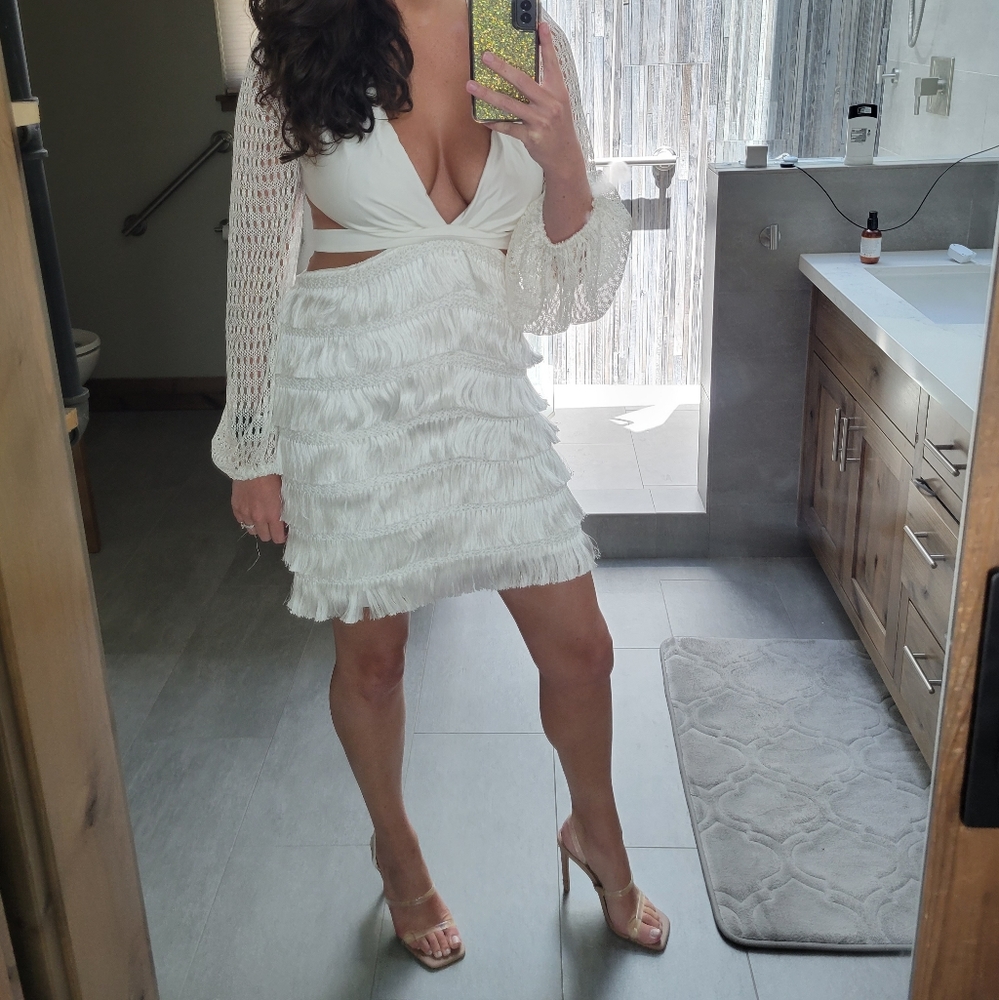 PatBo Fringe Dress